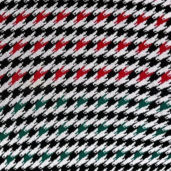 Fabletics Camryn Houndstooth Seamless Long Sleeve Top Red Green Black size XL - Picture 6 of 16